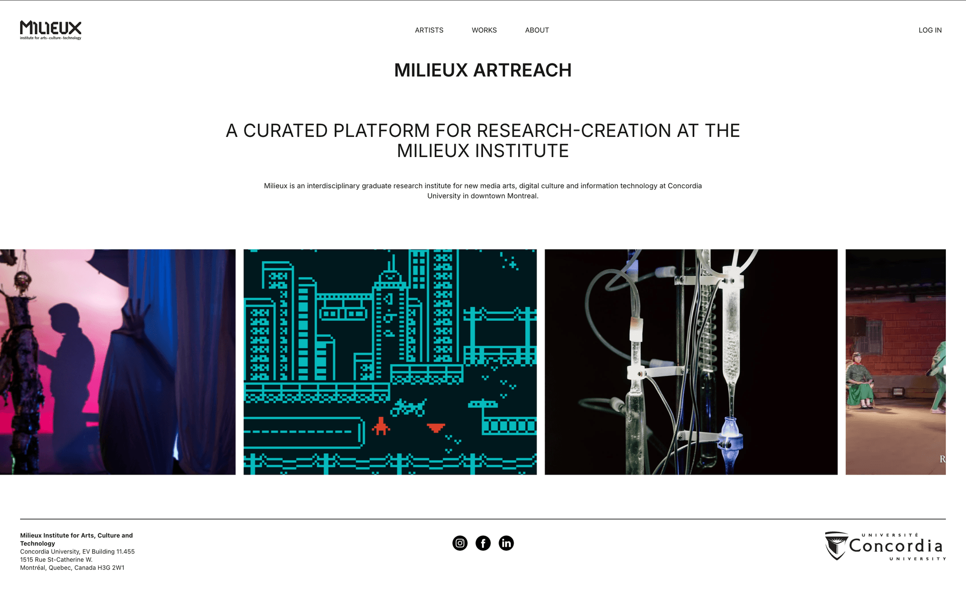 Artreach screenshot